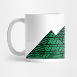 Pyramids of Egypt (green) Mug